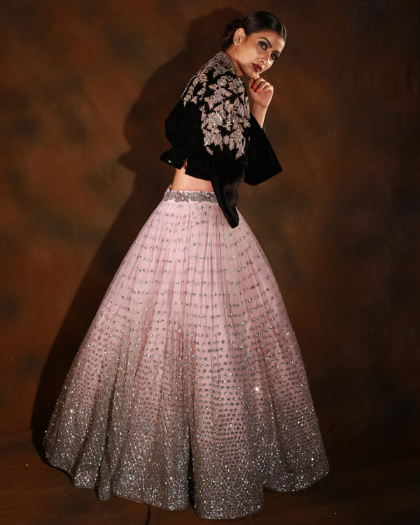 Designer Bridal Party Wear Fur Imported Fabric Lehenga Choli -  Stylecaret.com